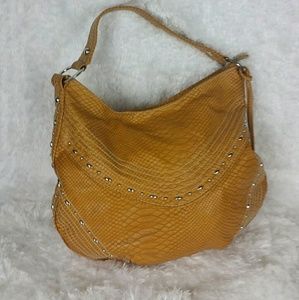 Red Marco Ecko Mustard Hobo Shoulder Purse